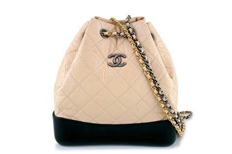 chanel back pack prse|chanel gabrielle backpack beige.